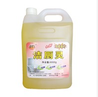 桶裝潔廁精灌裝機(jī)灌裝案例